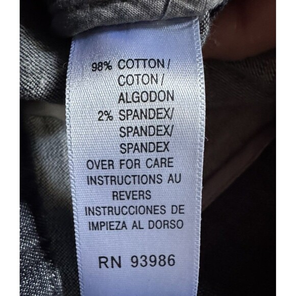 Casual Corner Jean Jacket Stretch Peplum Women's Denim Jacket Plus Size 2XL - Picture 10 of 11